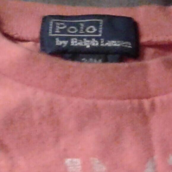 Polo By Ralph Lauren Euro Market 24 Month Kayak Graphic T-Shirt Orange Unisex - Picture 5 of 5